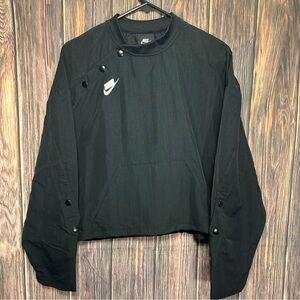 NIKE SPORTSWEAR WOVEN PULLOVER WOMENS BOMBER - SIZE XS